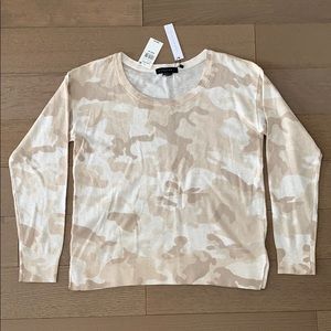 Sanctuary Lightweight Knit Camo Sweater